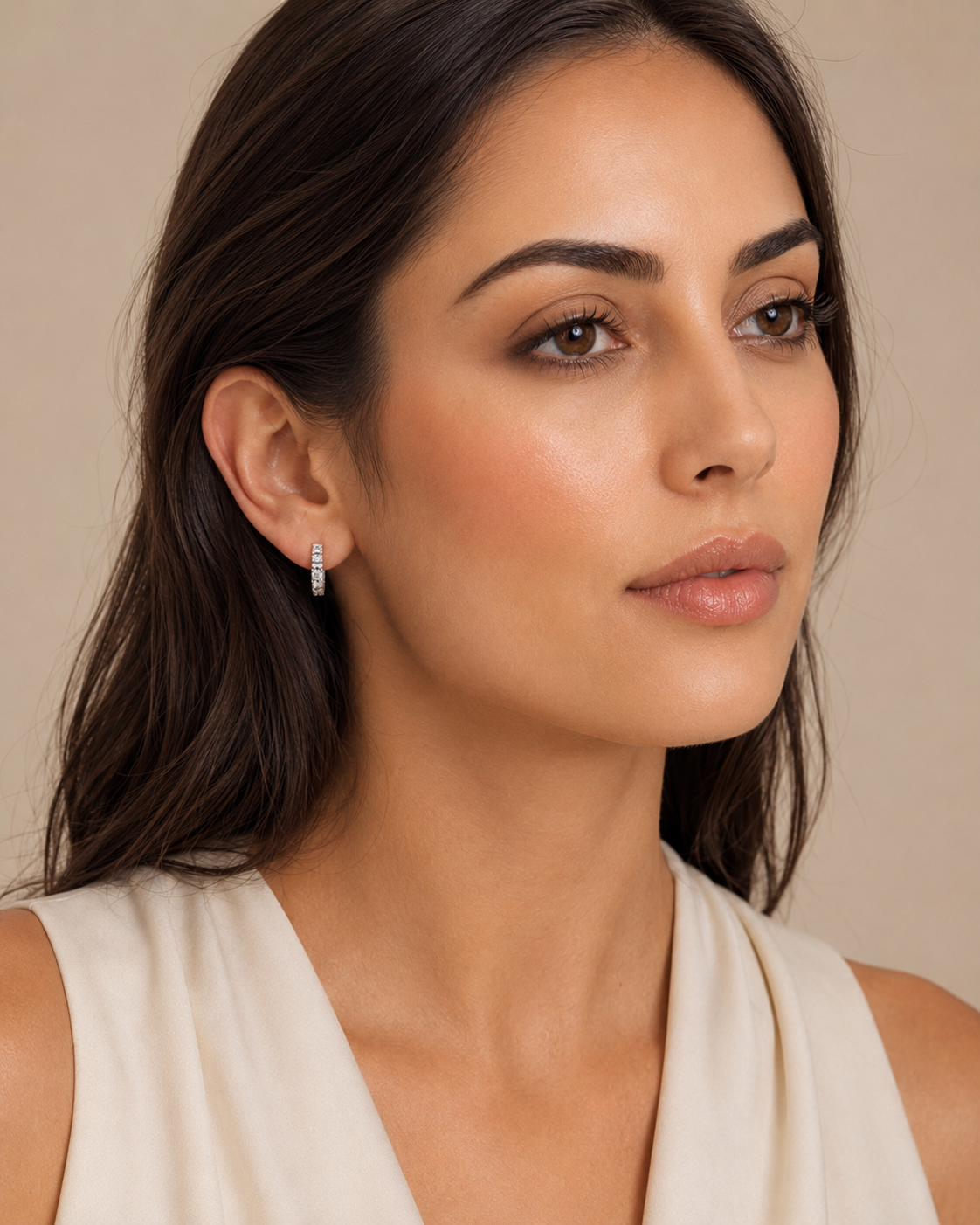 Orecchini Anemone Moissanite