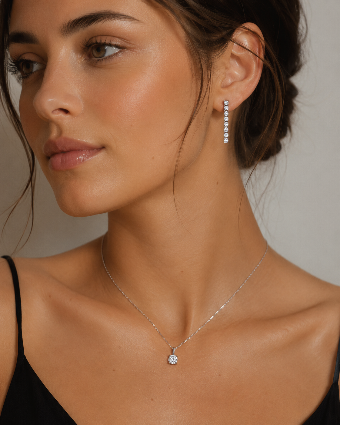 Collanina Gelsomino Moissanite