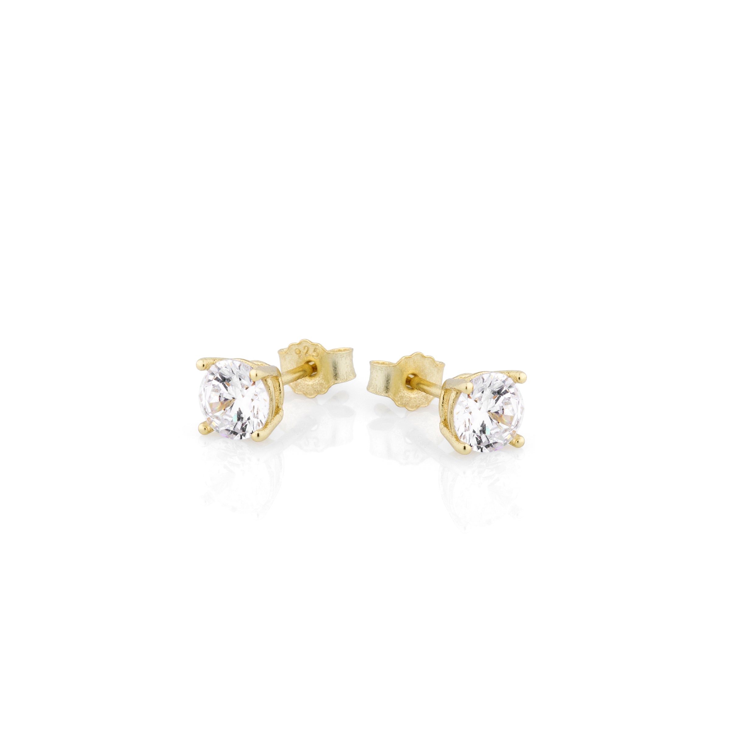 Orecchini Punto Luce Lucy - Orecchini Donna Oro Placcato 18K e Zirconi
