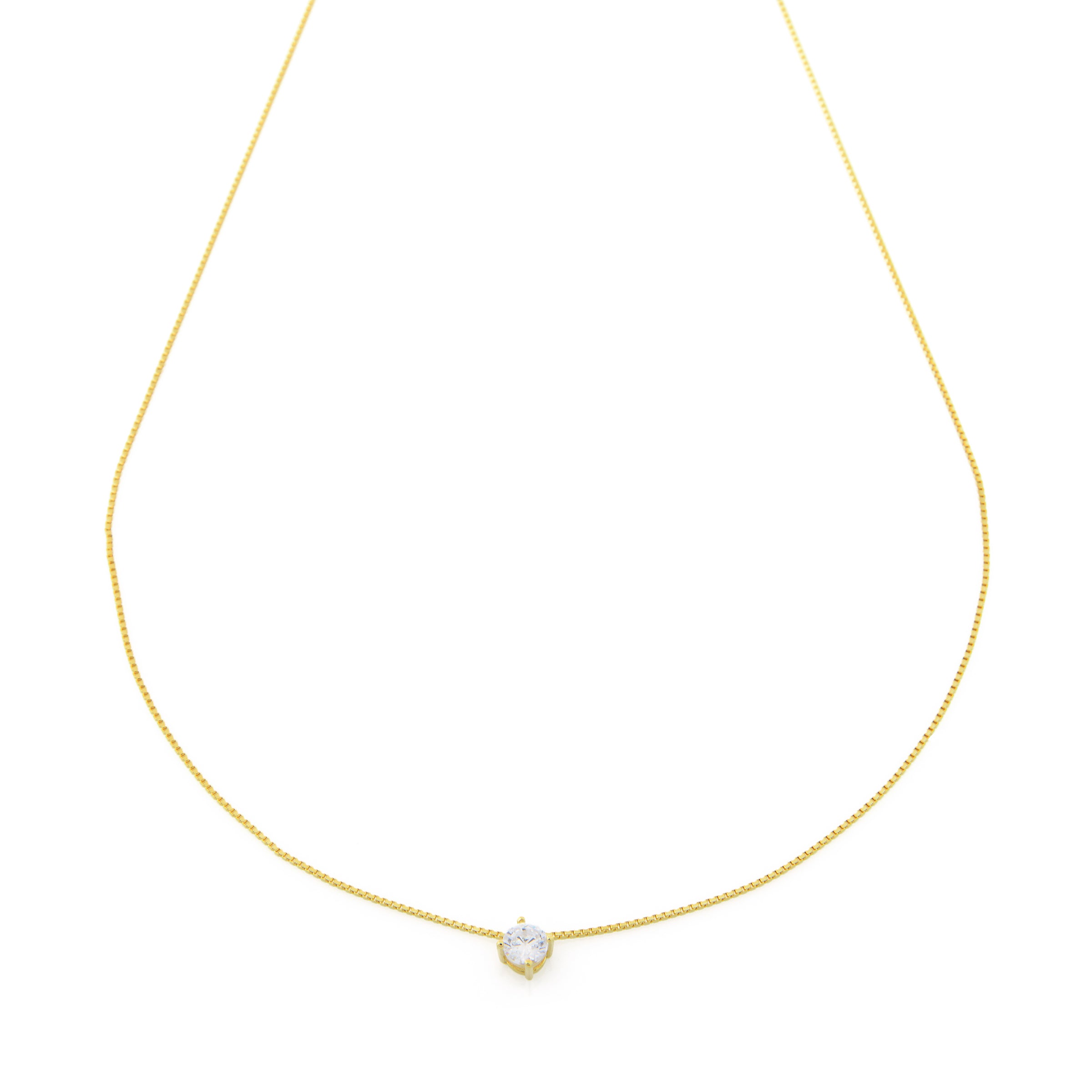 Collanina Punto Luce Amira - Collanina Donna Oro Placcato 18K