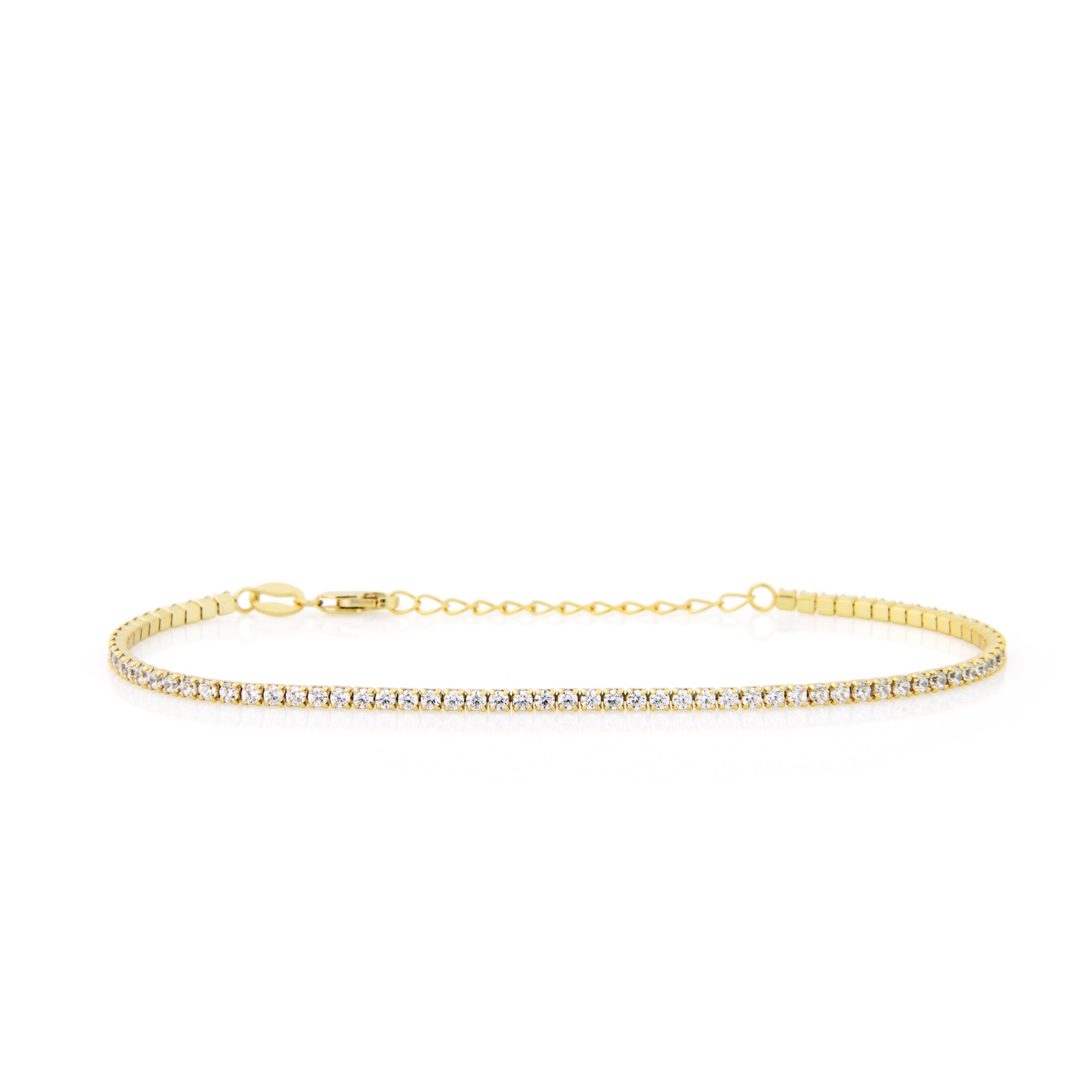 Braccialetto Tennis Elide - Bracciale Donna Placcato Oro 18K