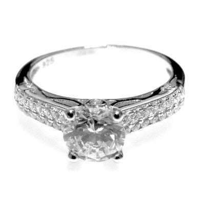 Anello Petunia Moissanite