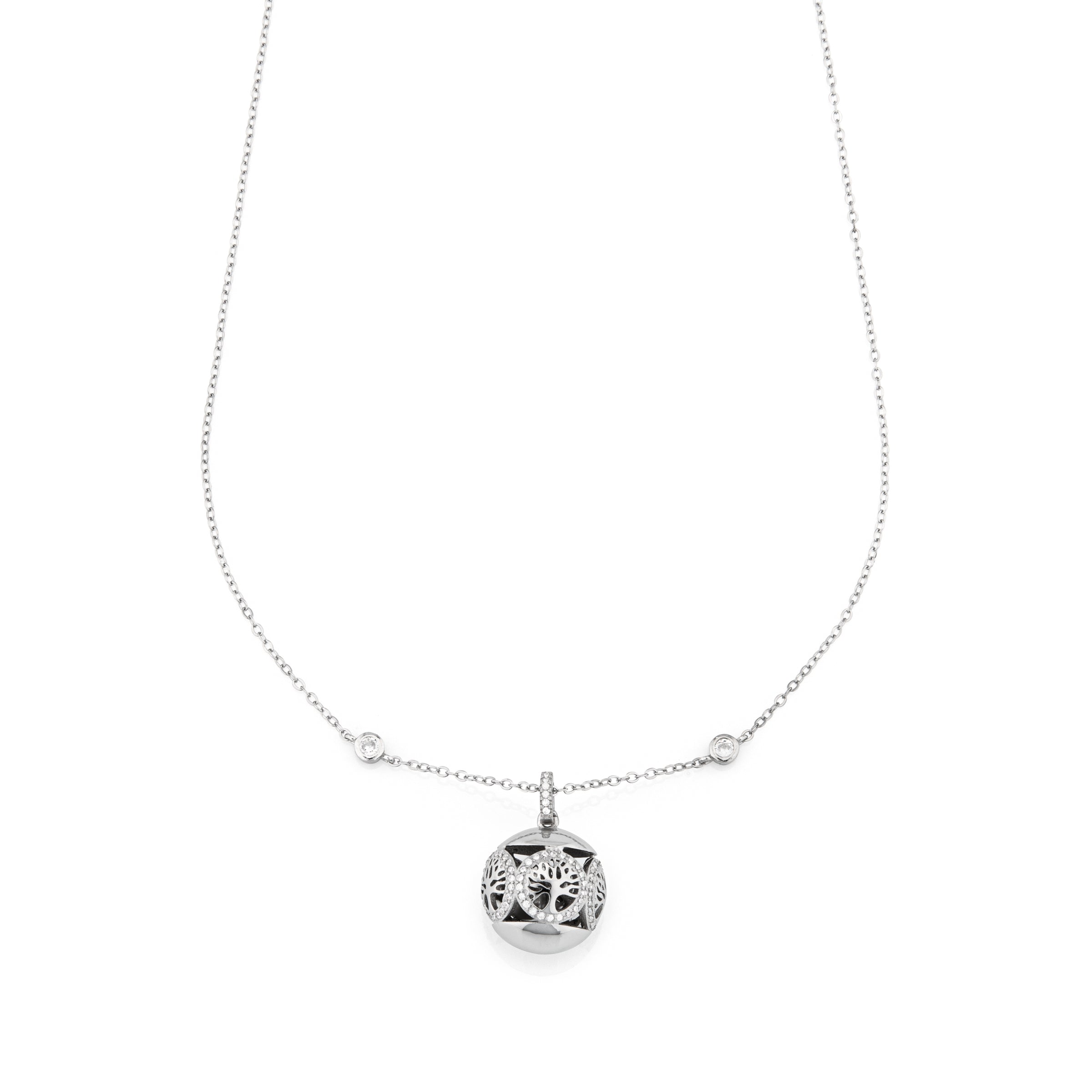 Collana Chiama Angeli Albero Della Vita - Collanina Donna Argento 925