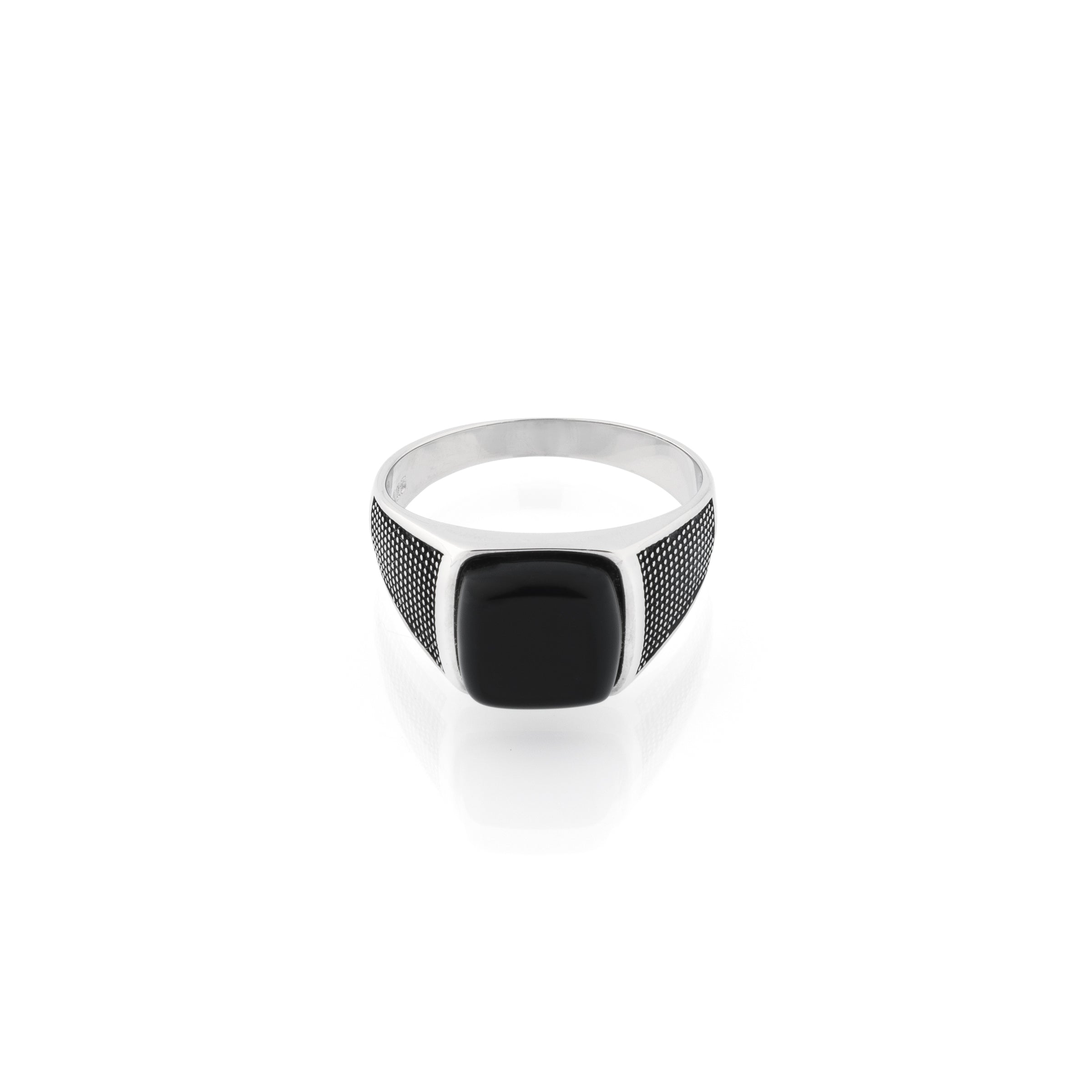 Anello Chevalier Bombato Piccolo Nolan - Anello Uomo Argento 925