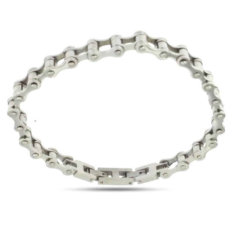 Bracciale Hipster Catena Bici - Bracciale Uomo Acciaio