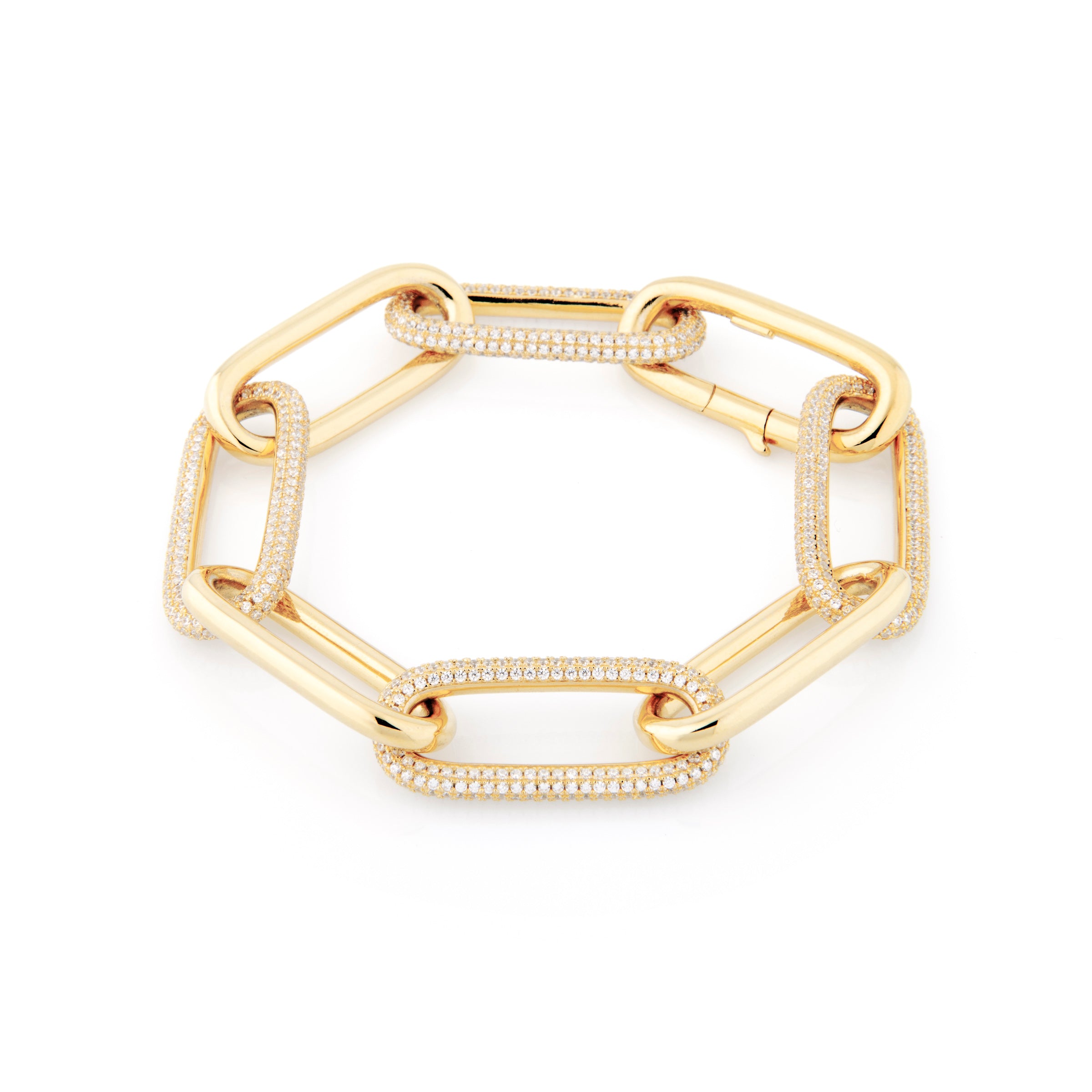 Bracciale Catena Ovale Clara - Bracciale Donna Argento