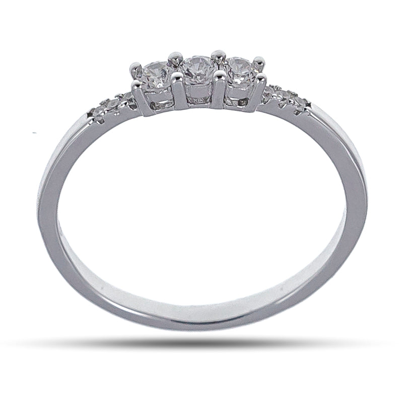 Anello Trilogy Zirconi - Anello Donna Argento 925