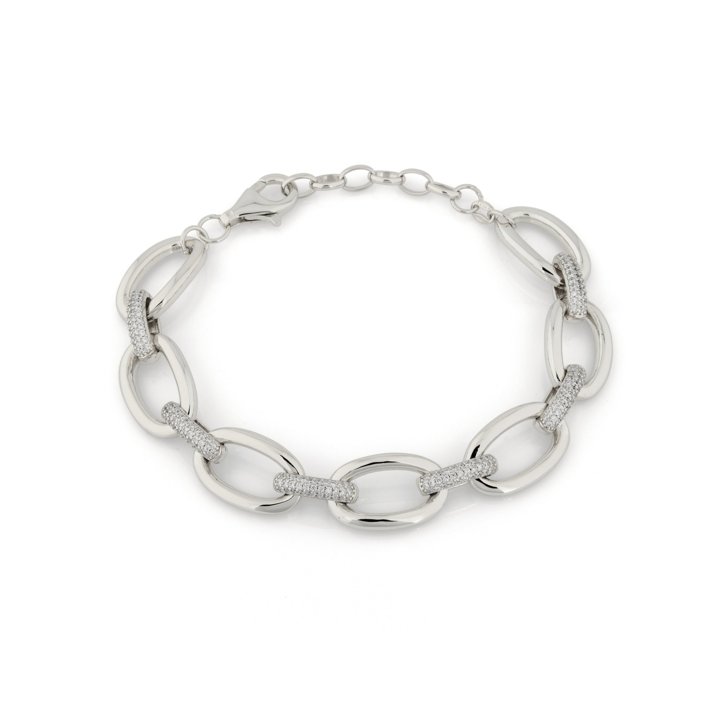 Bracciale Catena Ovale Rebecca - Bracciale Donna Argento