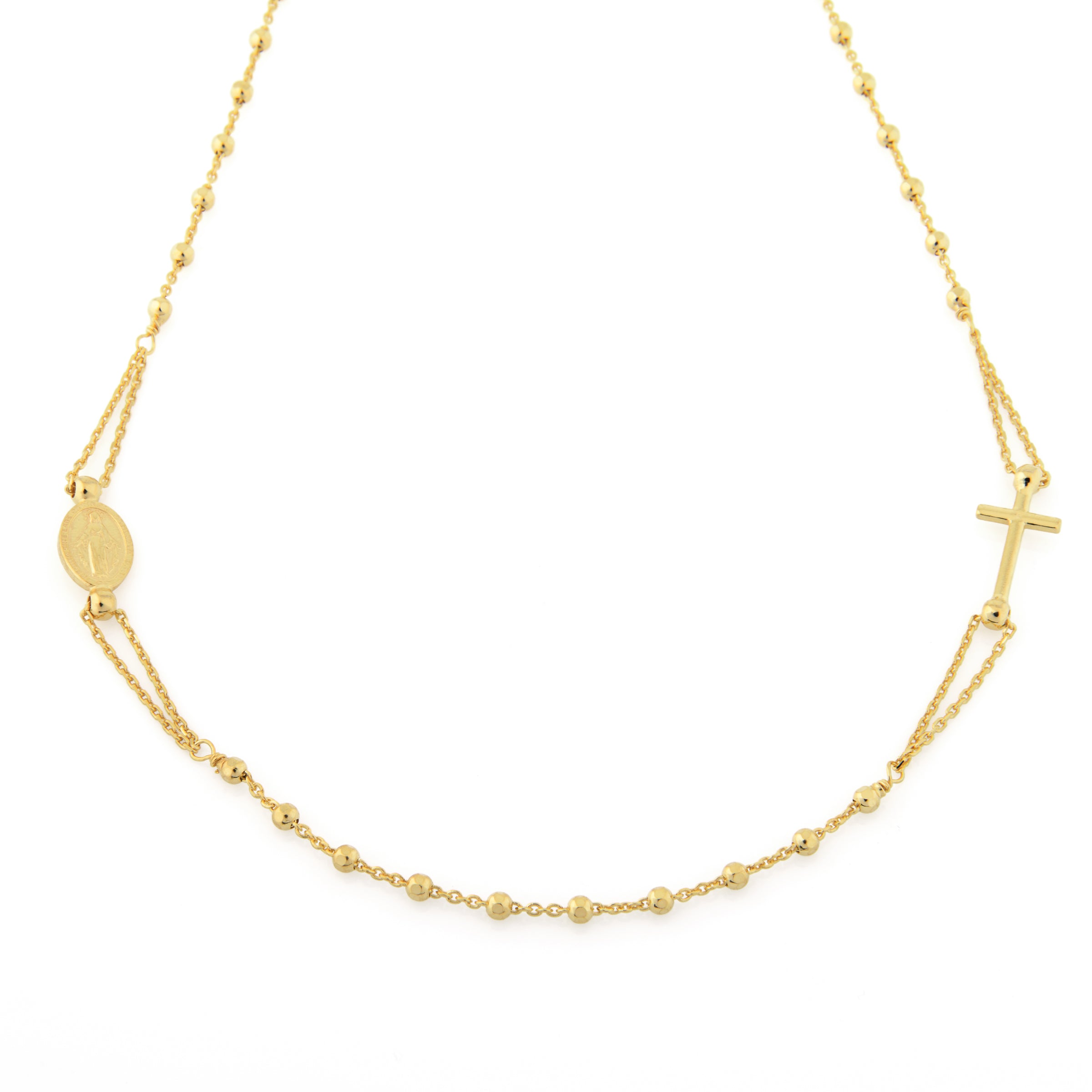 Collana Girocollo Rosario Billy - Collana Donna Oro Placcato 18K