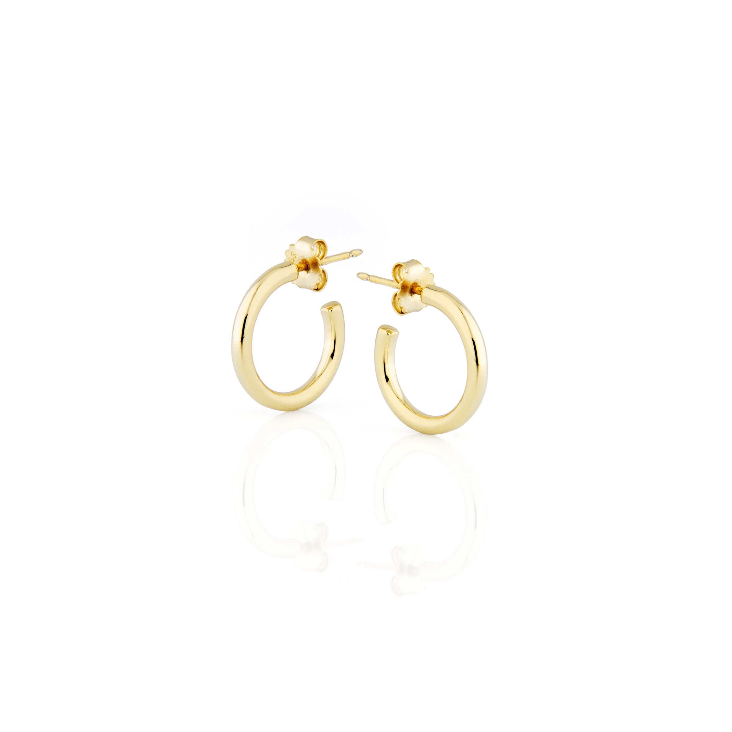 Orecchini a Cerchio Fini Licia - Orecchini Donna Oro Placcato 18K