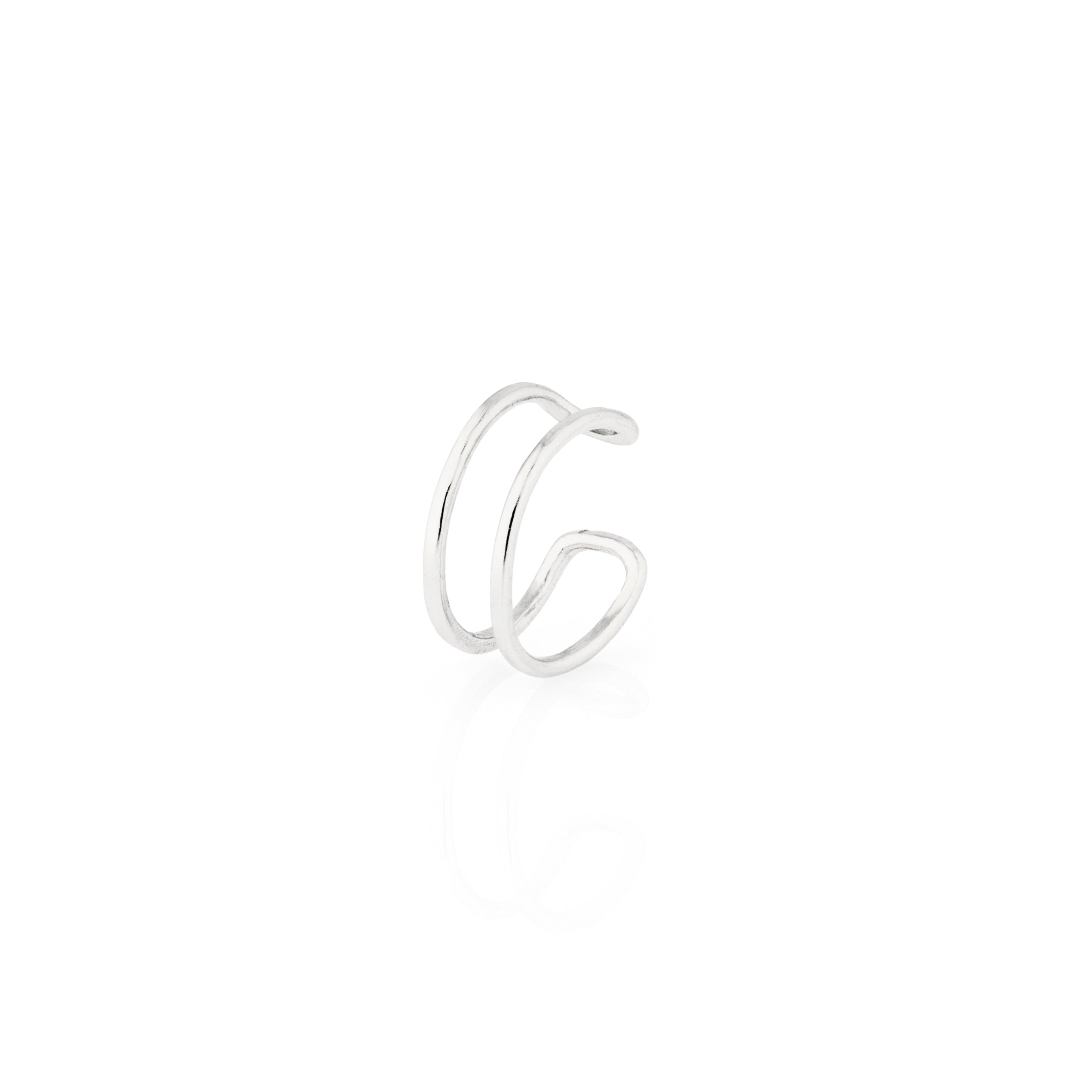 Ear Cuff A Due Fili Chantal - Ear Cuff Donna Argento 925