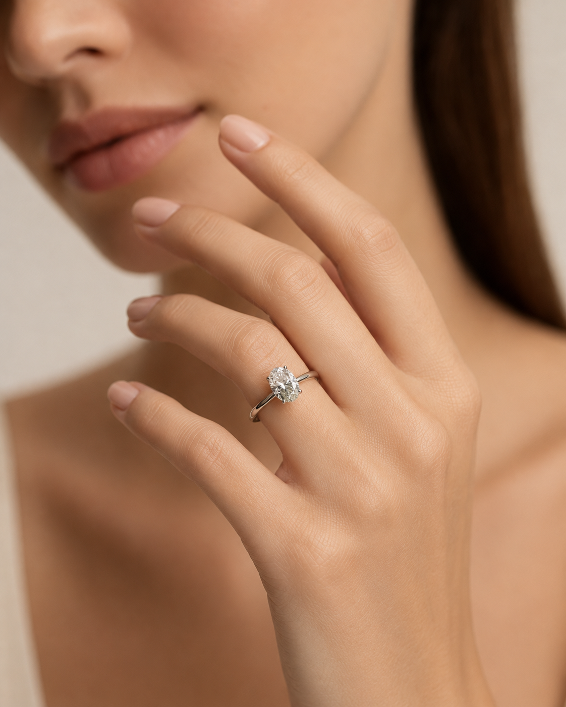 Anello Dalia Moissanite