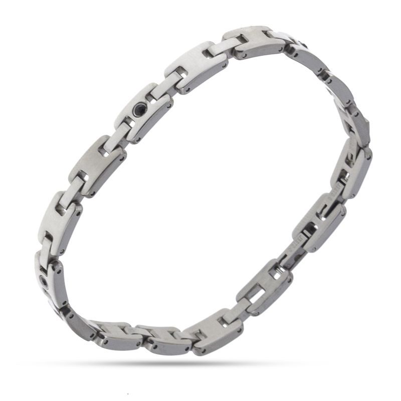 Bracciale Maglia Larga Gianluca - Bracciale Uomo Acciaio