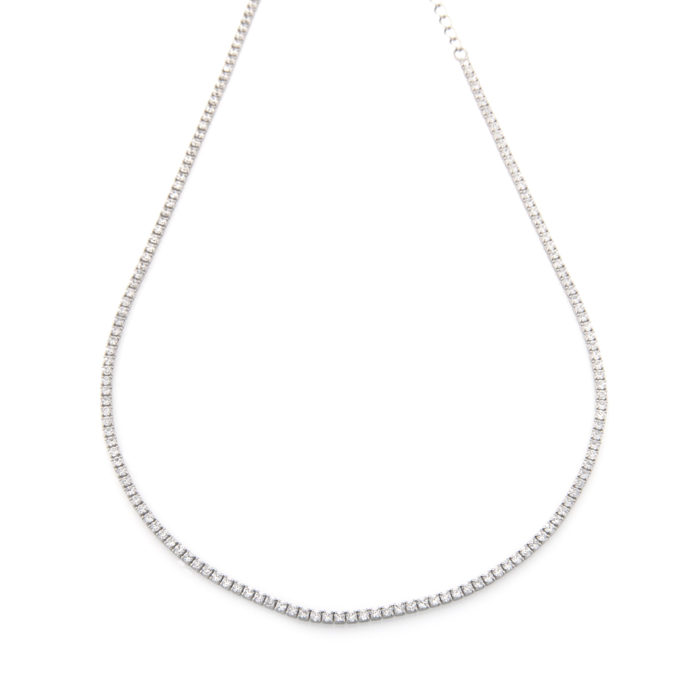 Collana Tennis Choker Agatha - Collana Donna Argento 925