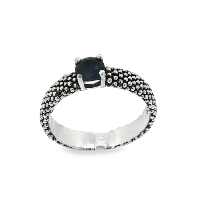 Anello Puntinato Joy con Zircone - Anello Donna Argento 925
