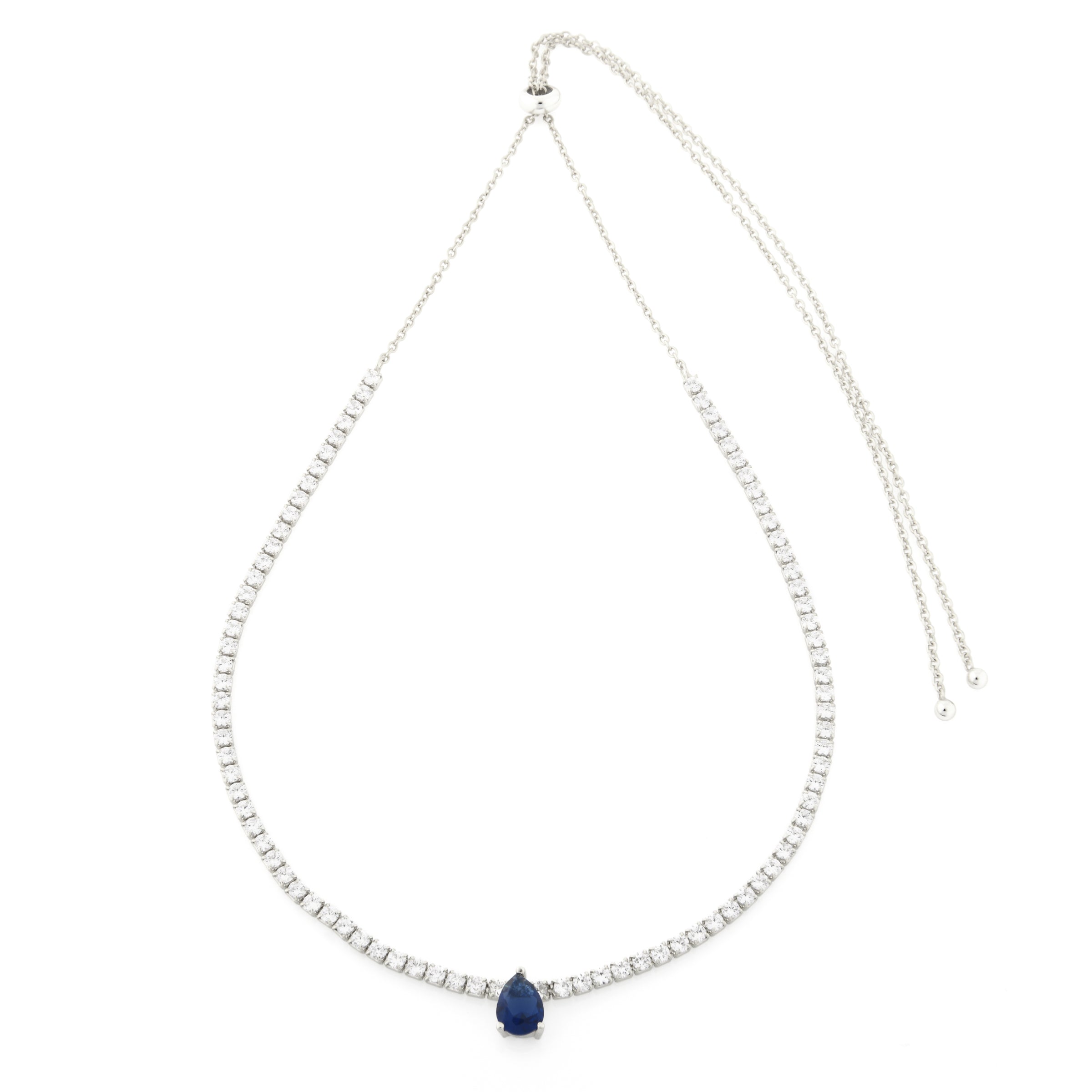 Collana Tennis Choker Dory - Collana Donna Argento 925