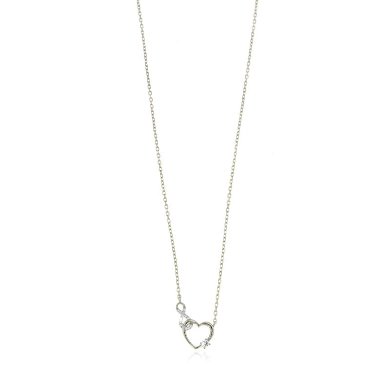 Collana Cuore E Infinito - Collana Donna Argento 925