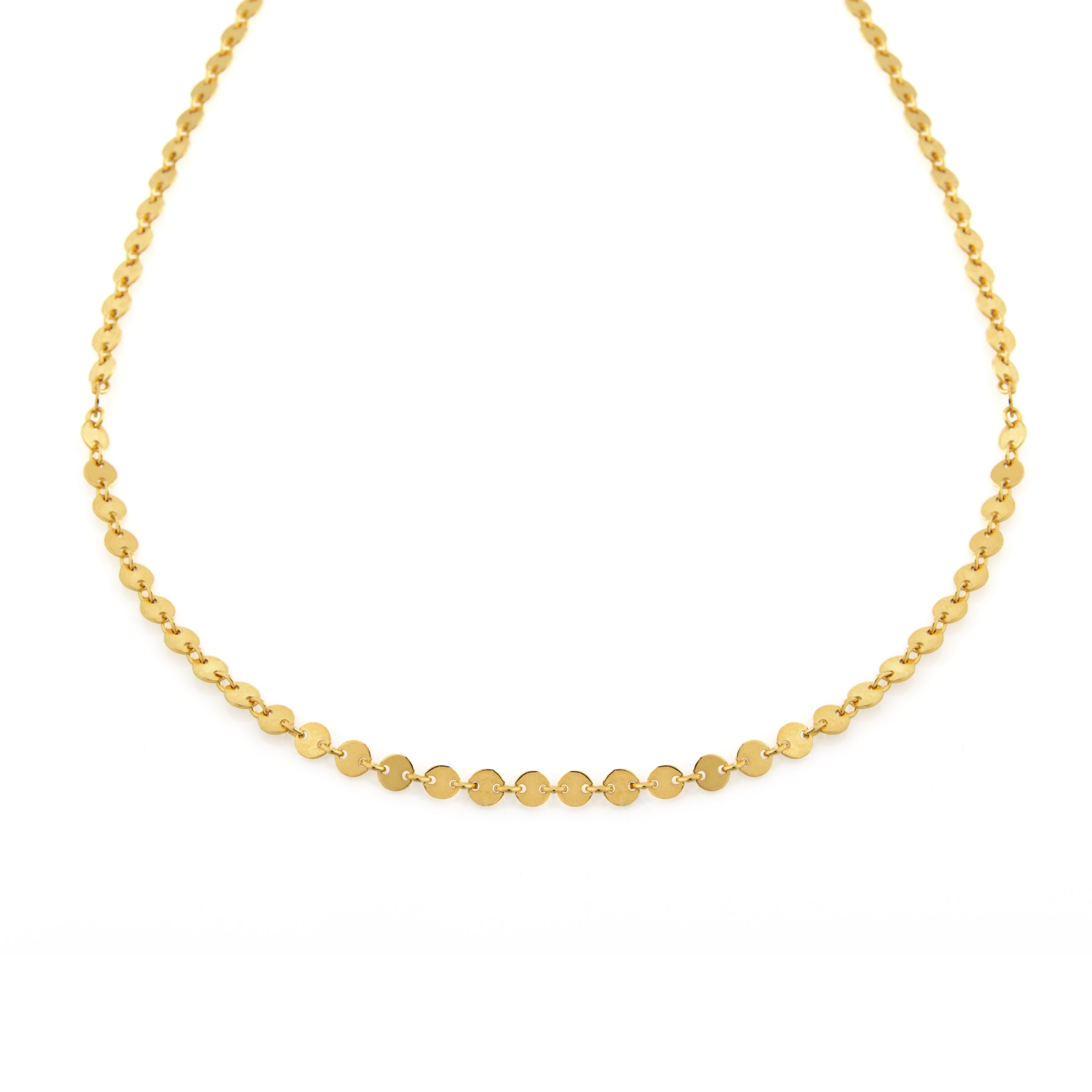 Collana Dischetti Paola - Collanina Donna Oro Placcato