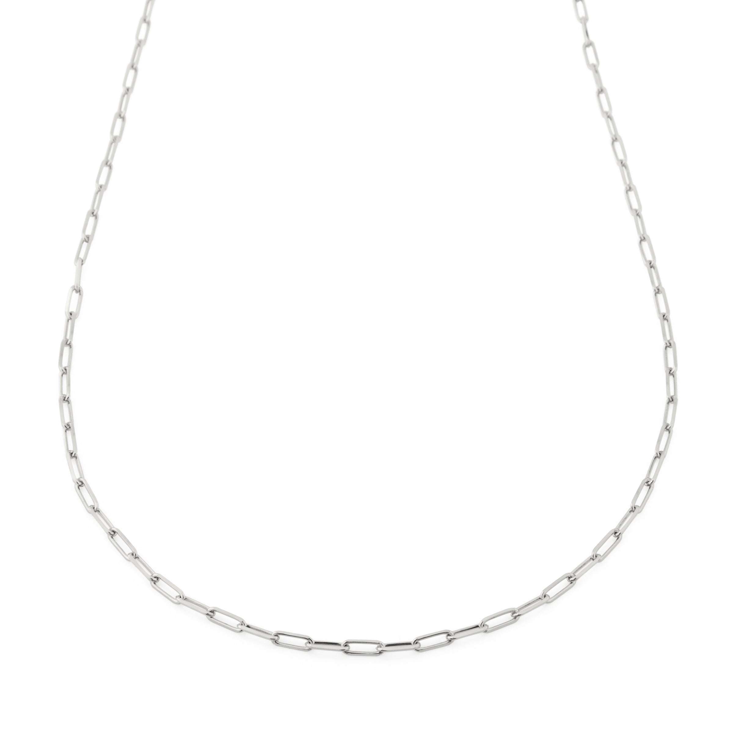 Collanina Maglia Rettangolare Magda - Collana Donna Argento 925