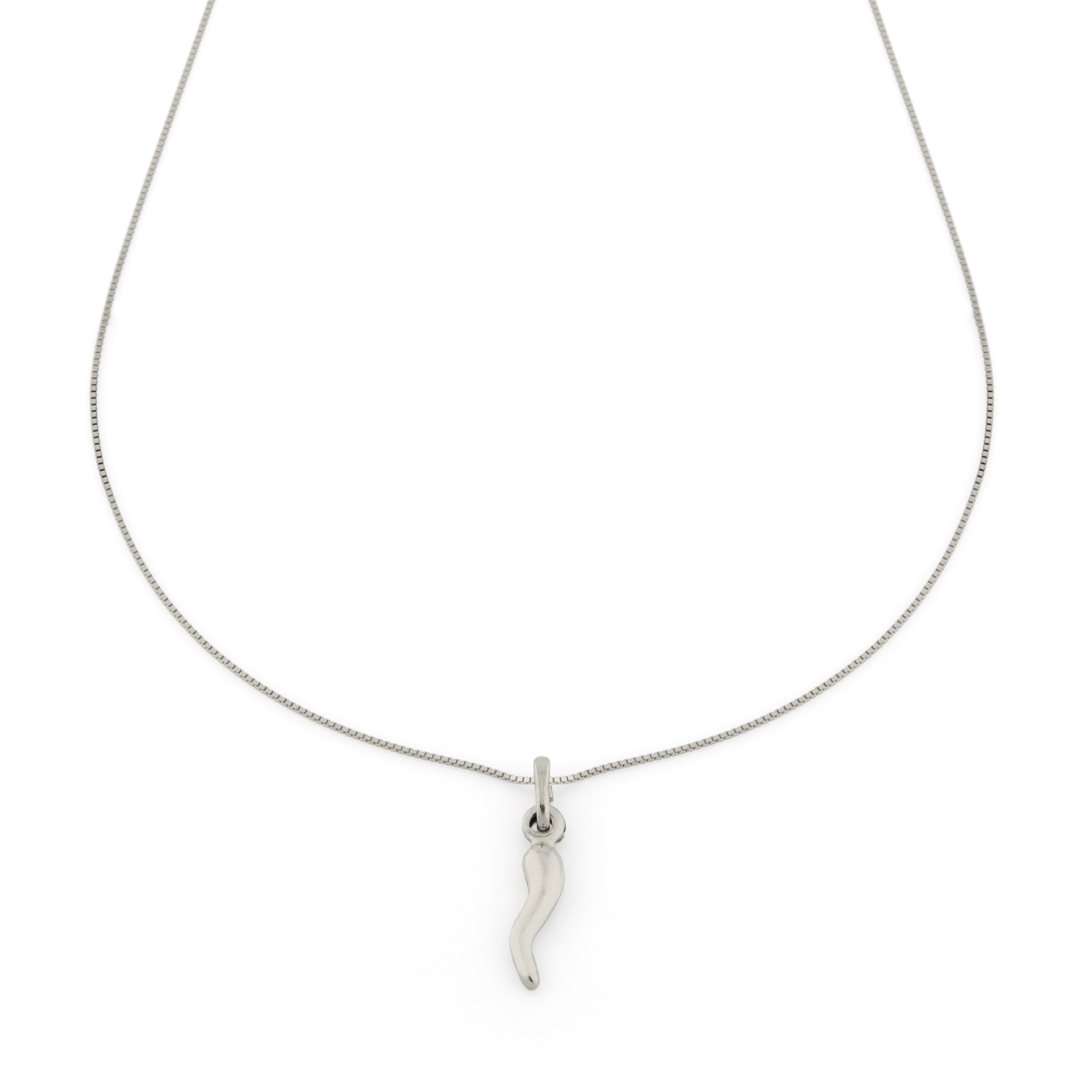 Collanina Portafortuna Sara Corno Argento - Collana Donna Argento 925