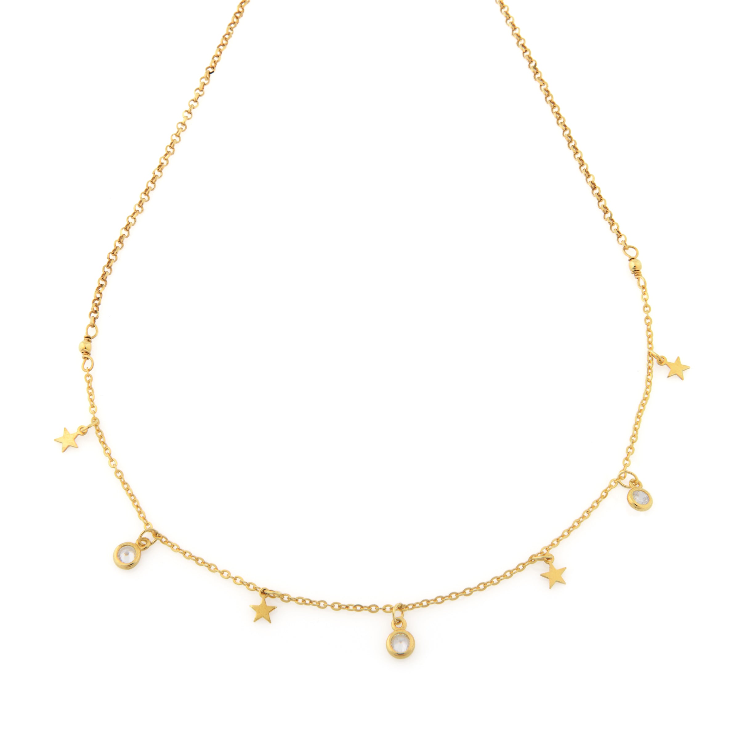 Collanina Stelle Melissa - Collanina Donna Oro Placcato