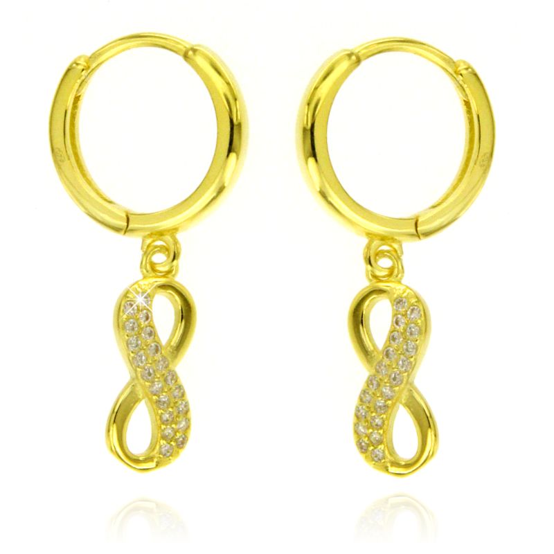 Orecchini Infinito - Orecchini Donna Argento 925