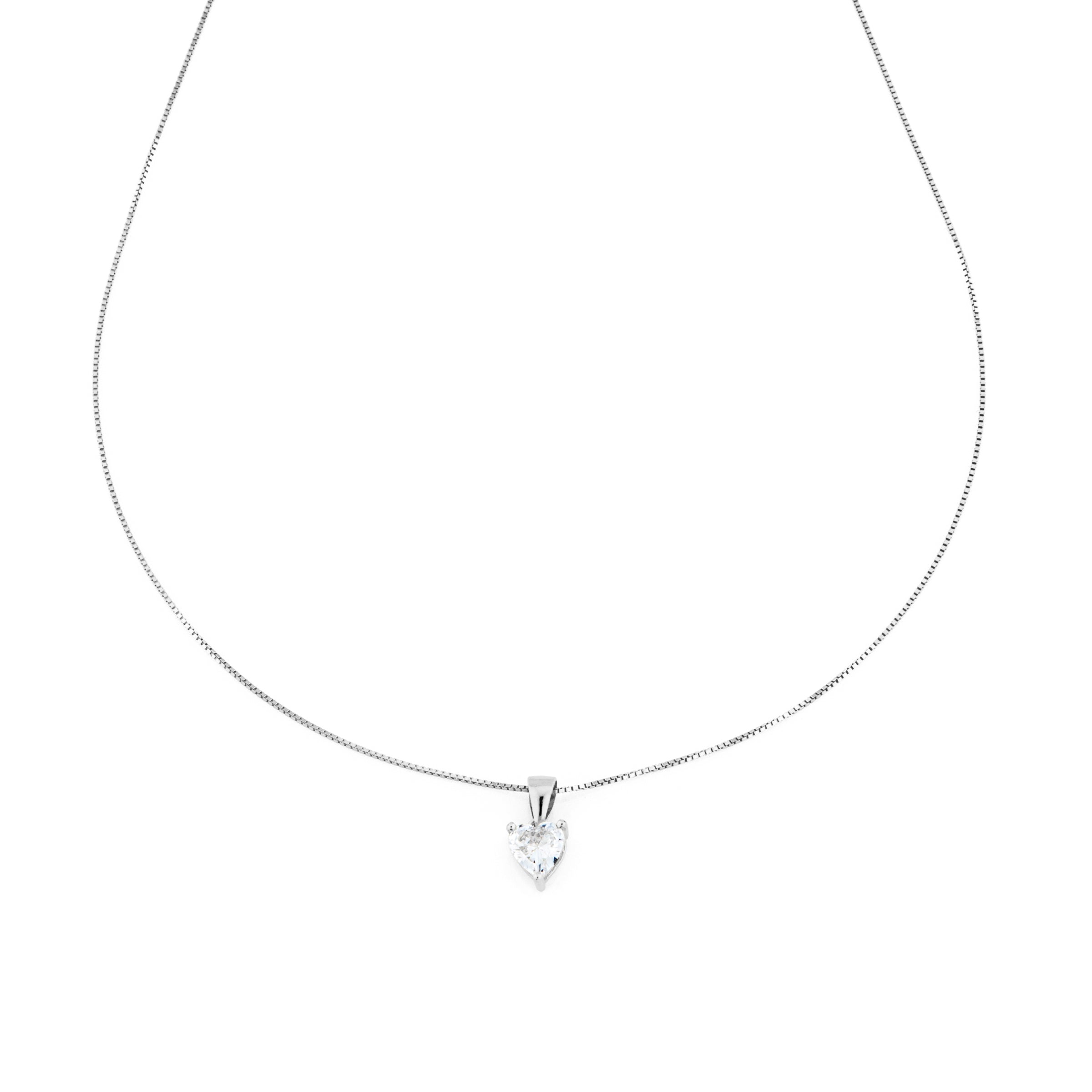 Collanina Punto Luce Cuore 4mm - Collanina Donna Oro Placcato 18K