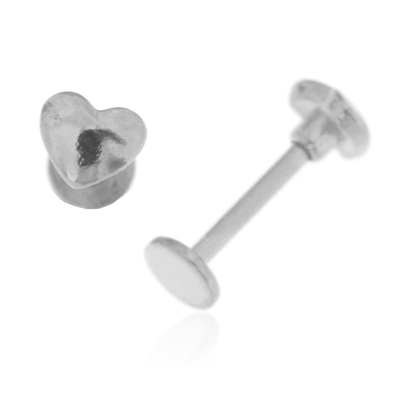 Piercing Cuore - Orecchini Donna Argento 925