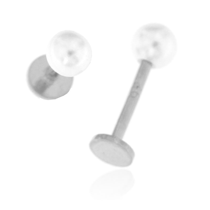 Piercing Perla - Orecchini Donna Argento 925