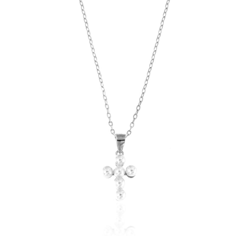 Collana croce Perlisse- Collana Argento 925