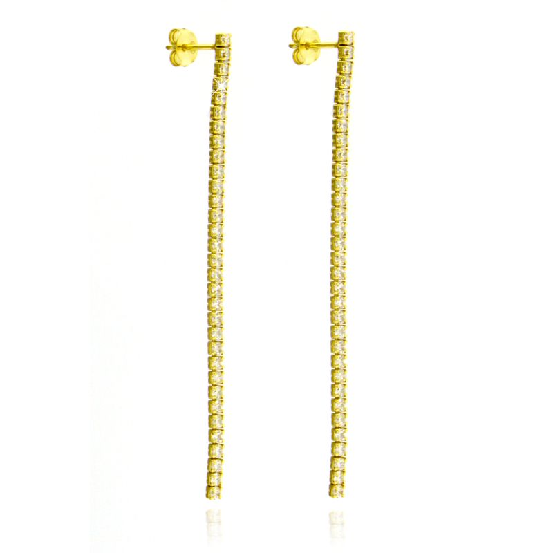 Orecchini Tennis Nicole - Orecchini Donna Argento 925