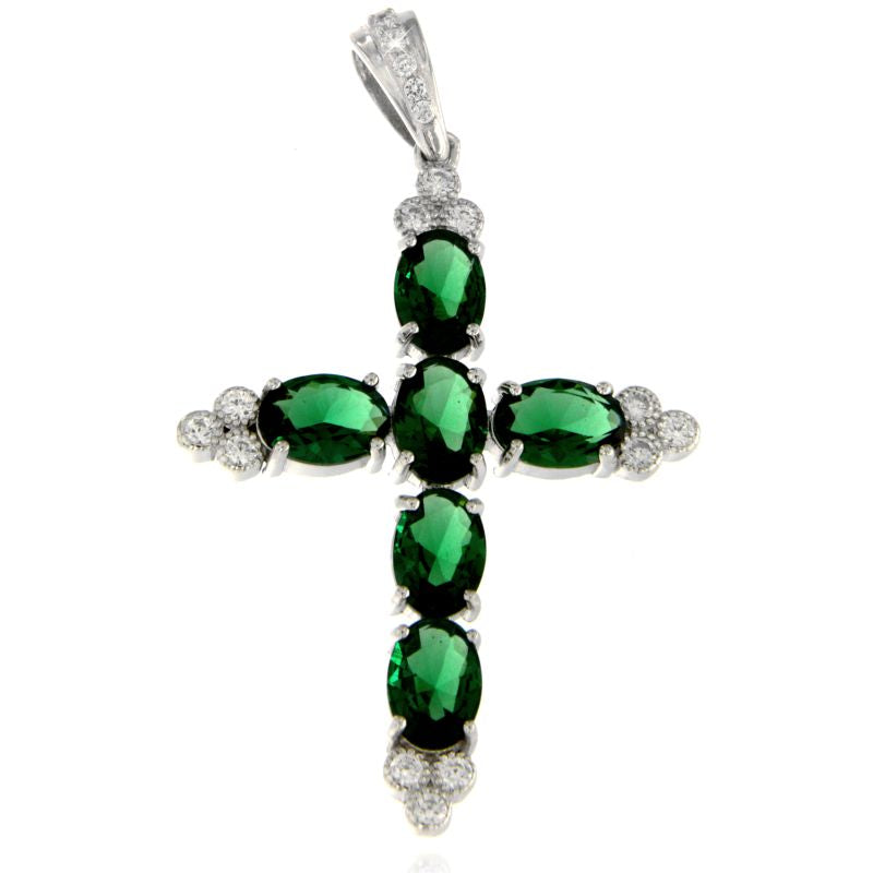 Collana Perle e croce Giorgia - Collanina Donna Argento 925