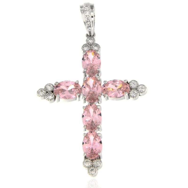Collana Perle e croce Giorgia - Collanina Donna Argento 925