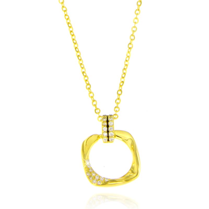 Collana Pendente Quadrato - Collana Donna Argento 925