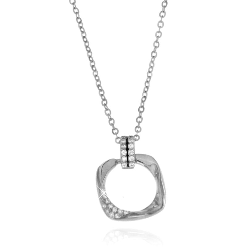 Collana Pendente Quadrato - Collana Donna Argento 925