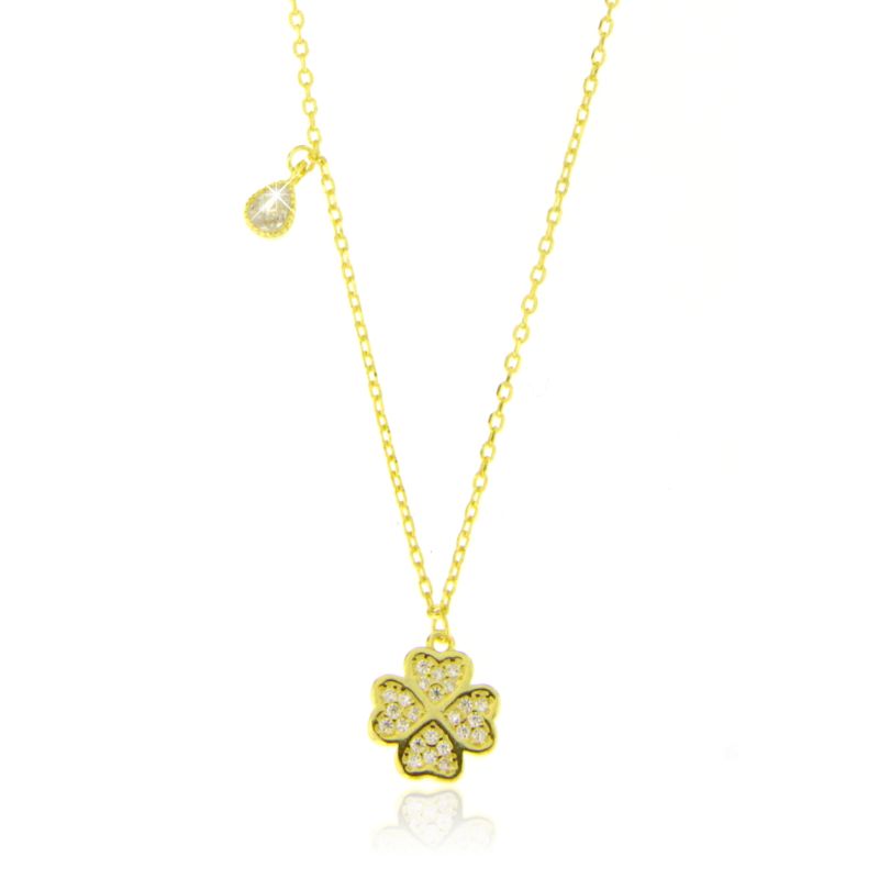 Collana Quadrifoglio - Collanina Donna Argento 925