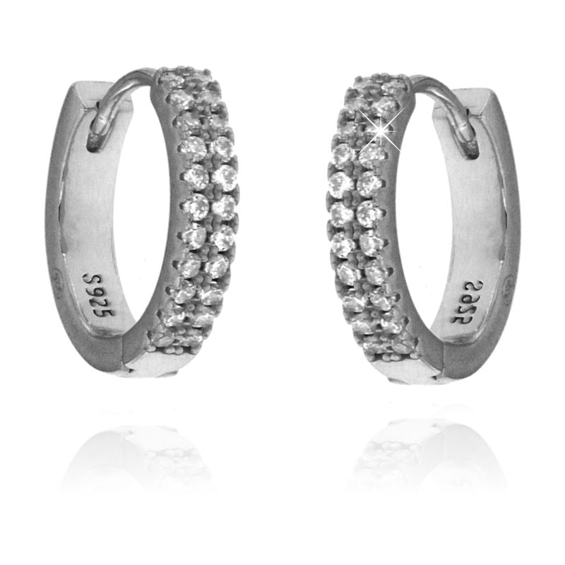 Orecchini a cerchio Ember- Orecchini Donna Argento 925