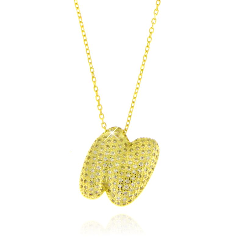 Collana Letter Bubble - Collanina Donna Argento 925