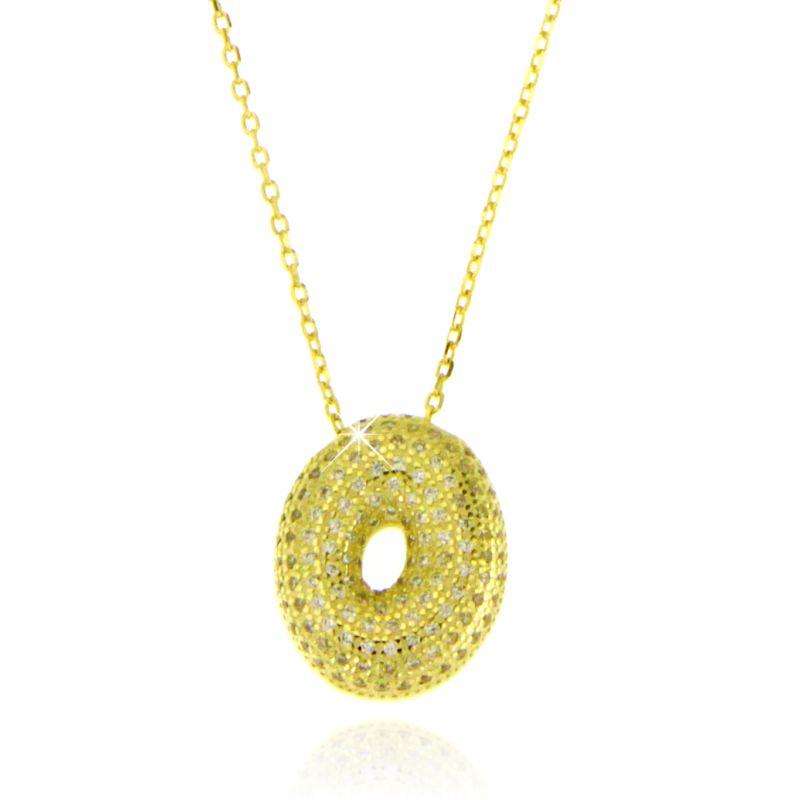 Collana Letter Bubble - Collanina Donna Argento 925