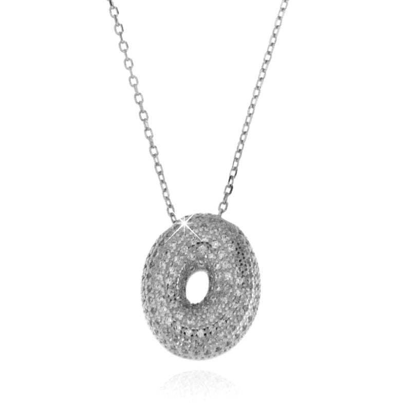 Collana Letter Bubble - Collanina Donna Argento 925