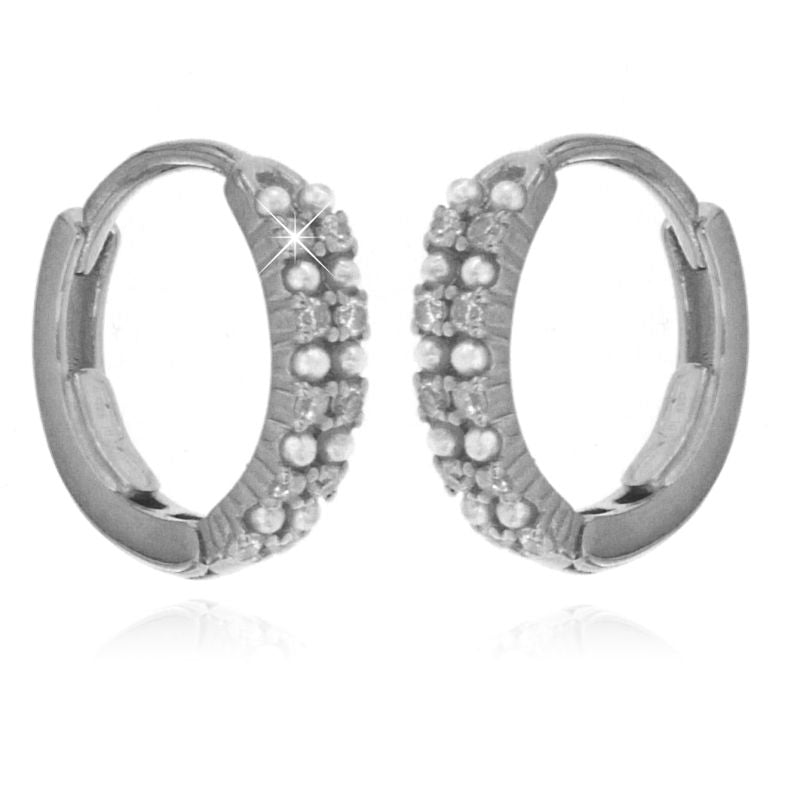 Orecchini Hoop Arya - Orecchini Donna Argento