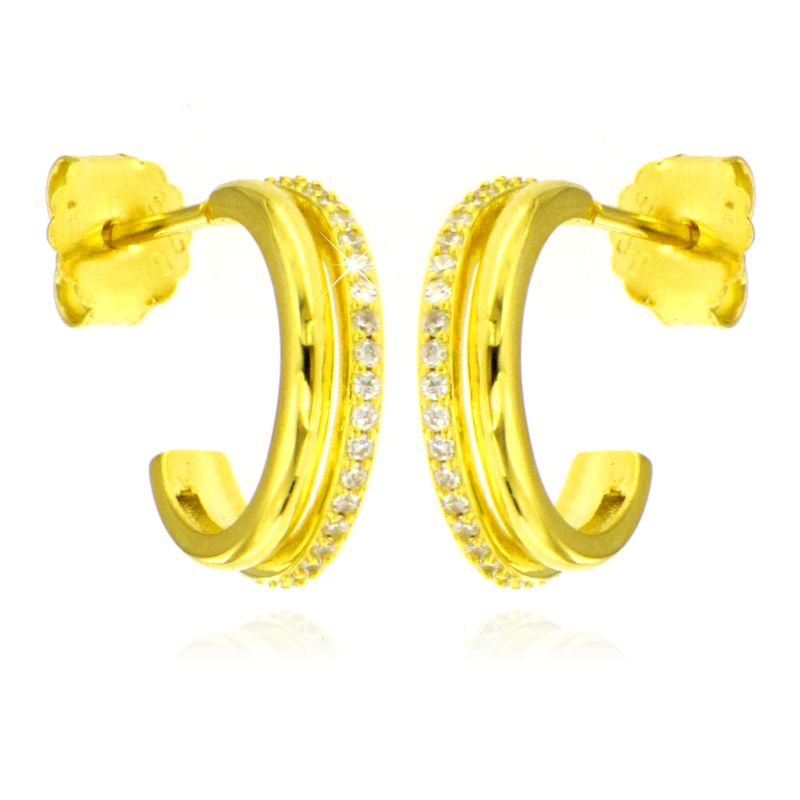 Orecchini creola Livia- Orecchini Donna Argento 925