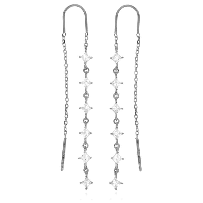 Orecchini foro passanti Fiorella - Orecchino Donna Argento 925