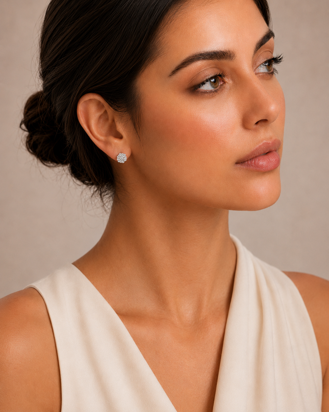 Orecchini Magnolia Moissanite