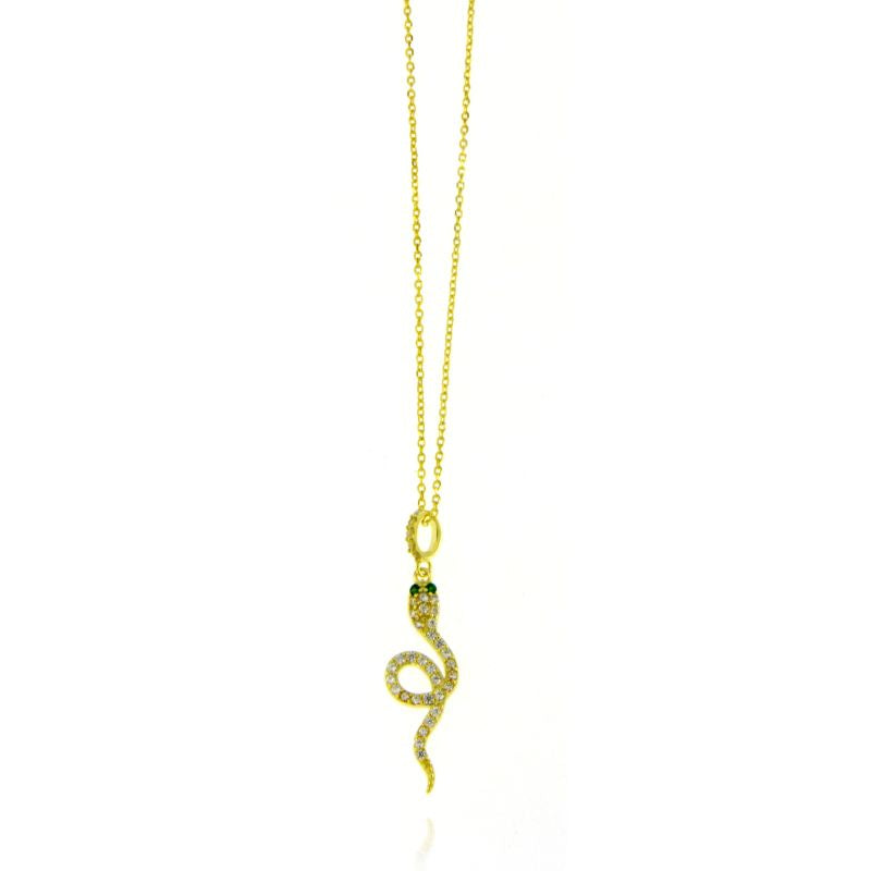 Collana Serpente Shade- Collanina Donna argento 925