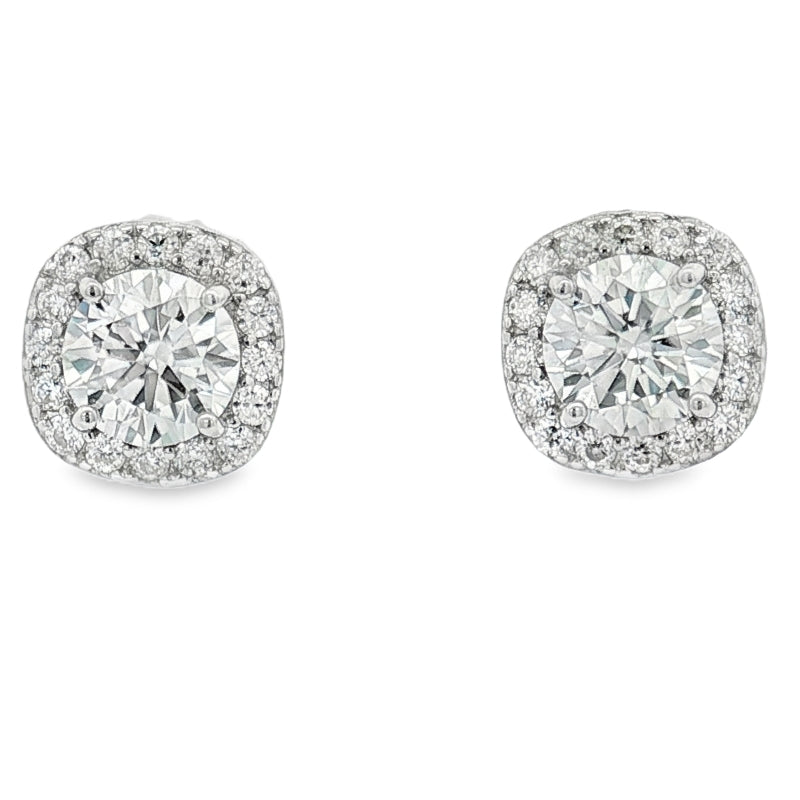 Orecchini Moissanite- Orecchini Donna Argento 925