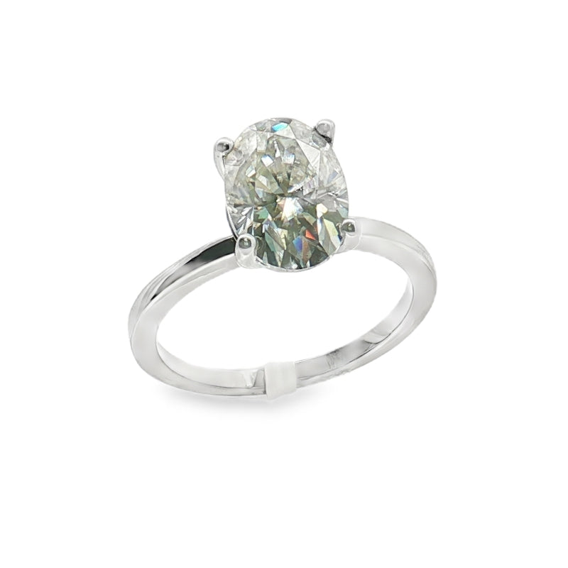 Anello Moissanite - Anello Donna Argento 925