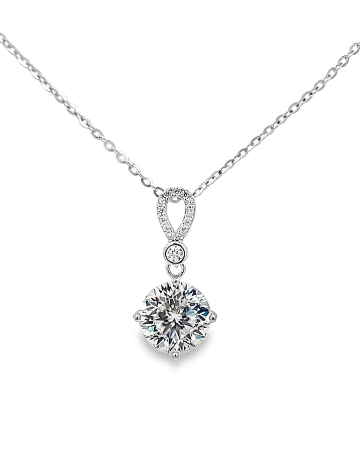 Collanina Bucaneve Moissanite