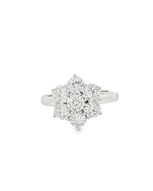 Anello Elleboro Moissanite