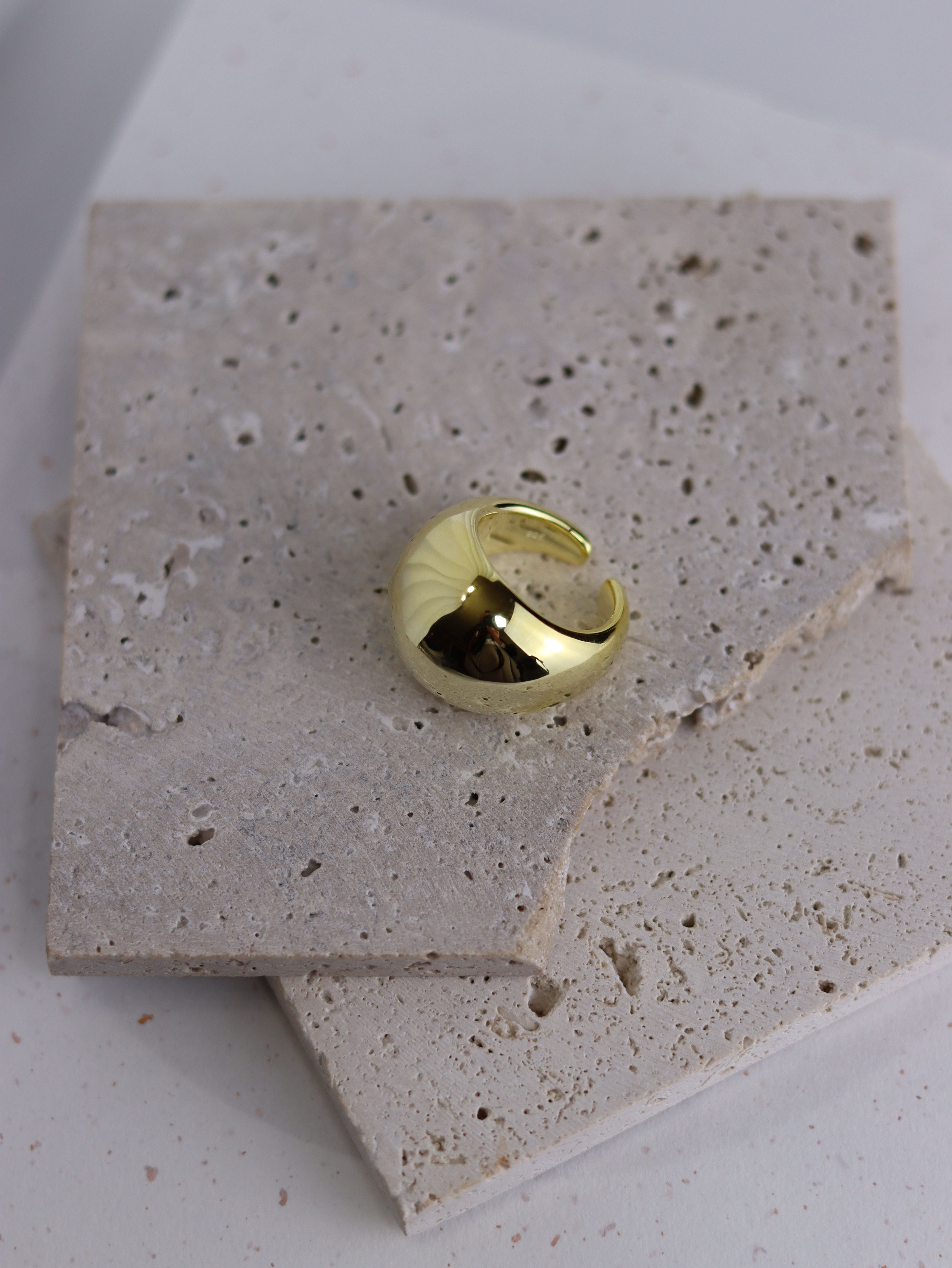 Anello bold Soleil - Anello Donna oro placcato 18k